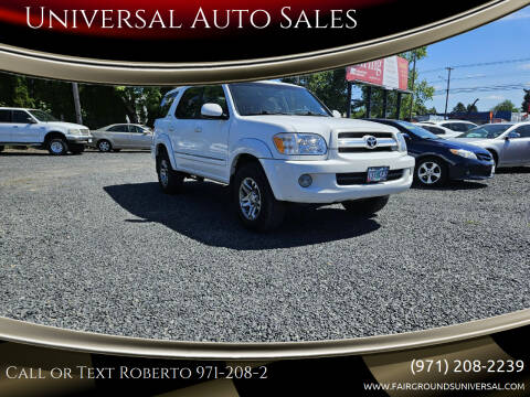 2006 Toyota Sequoia for sale at Universal Auto Sales in Salem OR