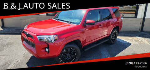2017 Toyota 4Runner for sale at B & J AUTO SALES in Morganton NC