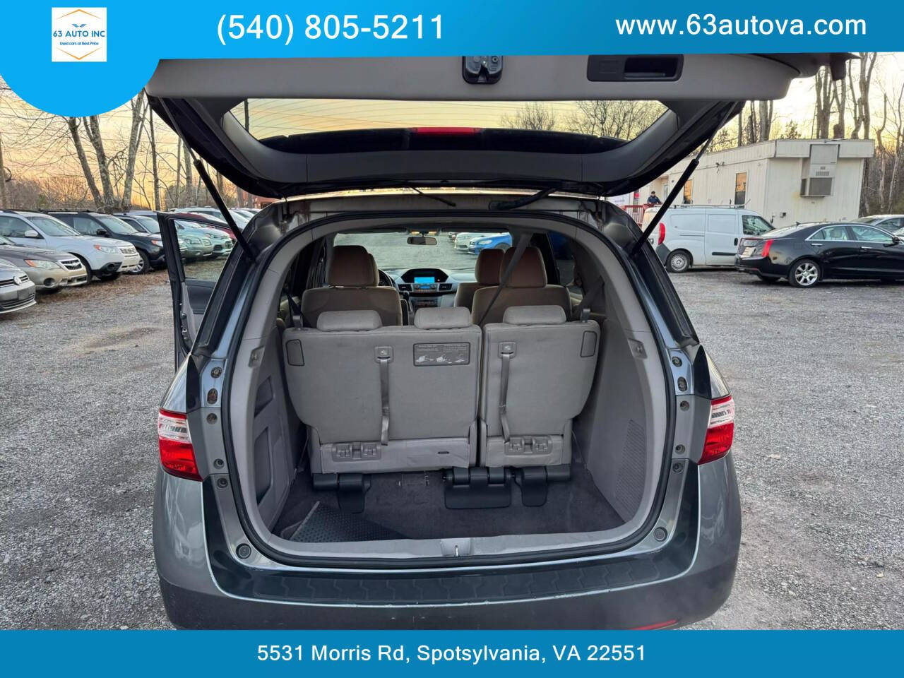 2012 Honda Odyssey for sale at 63 Auto Inc in Spotsylvania, VA