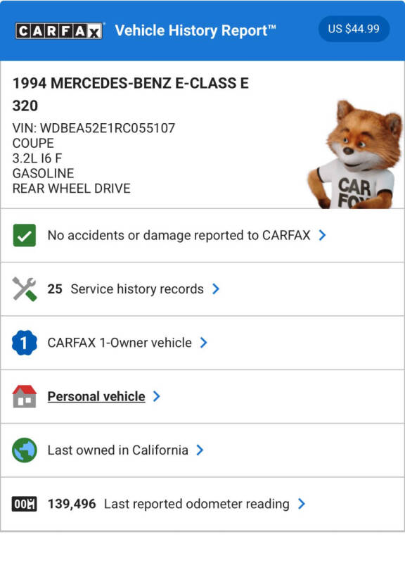 1994 Mercedes-Benz E-Class E 320