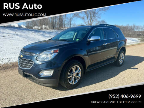 2017 Chevrolet Equinox for sale at RUS Auto in Shakopee MN