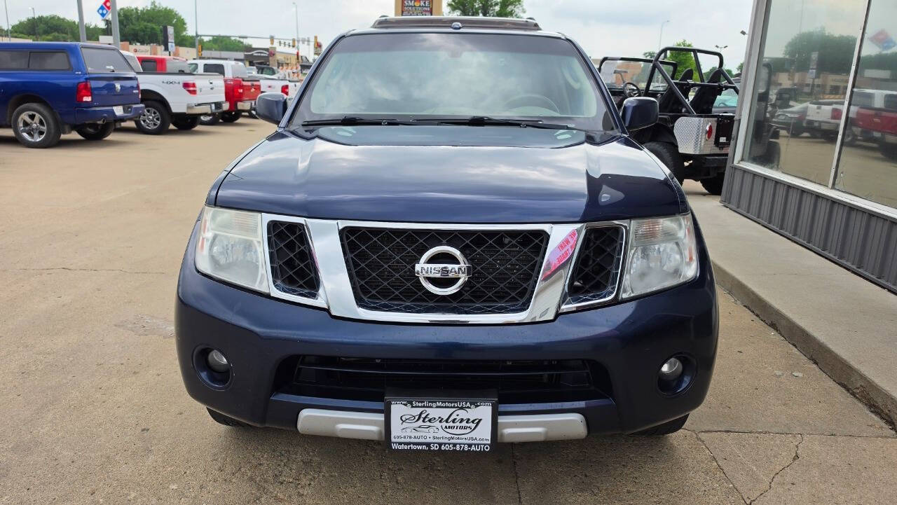 2012 Nissan Pathfinder LE 4x4 4dr SUV - Navy Blue exterior view 3