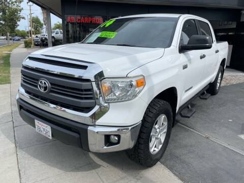 2014 Toyota Tundra for sale at AD CarPros, Inc - Bellflower in Bellflower CA