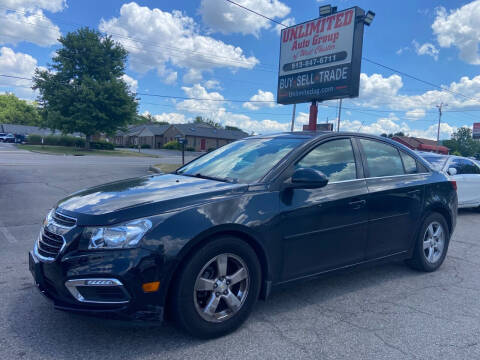 2015 Chevrolet Cruze for sale at Unlimited Auto Group in West Chester OH