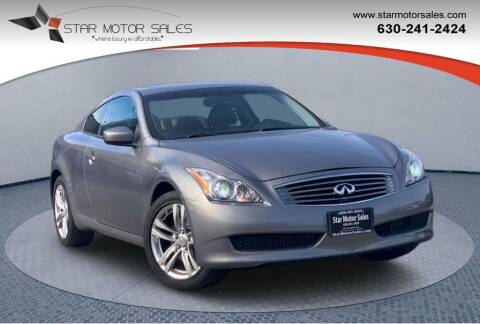 2009 Infiniti G37 Coupe for sale at Star Motor Sales in Downers Grove IL
