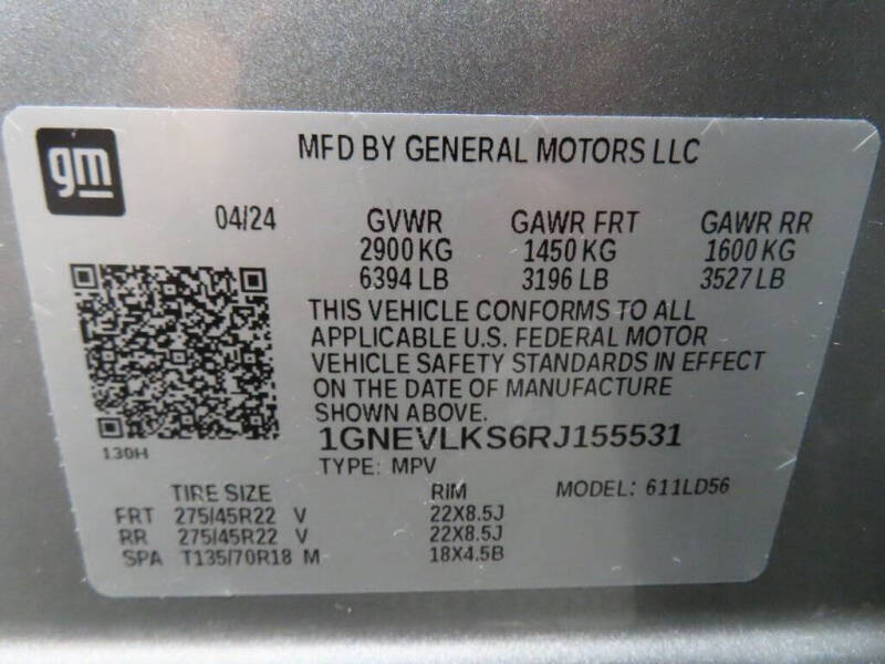 2024 Chevrolet Traverse RS