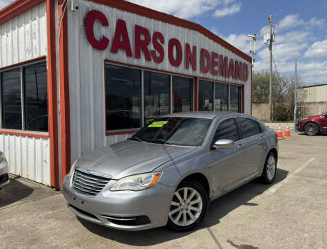 2014 Chrysler 200 for sale at Cars On Demand 2 in Pasadena TX