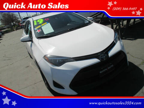 2019 Toyota Corolla for sale at Quick Auto Sales in Ceres CA