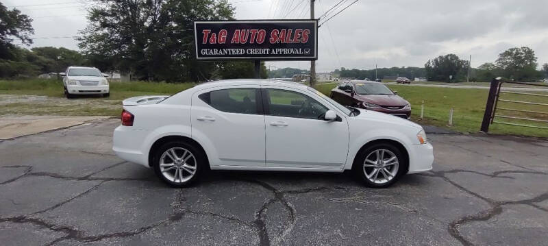 2012 Dodge Avenger for sale at T & G Auto Sales in Florence AL