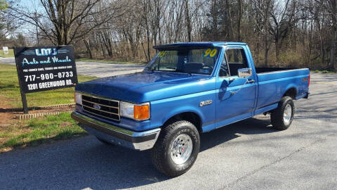 1990 Ford F-150 for sale at LMJ AUTO AND MUSCLE in York PA