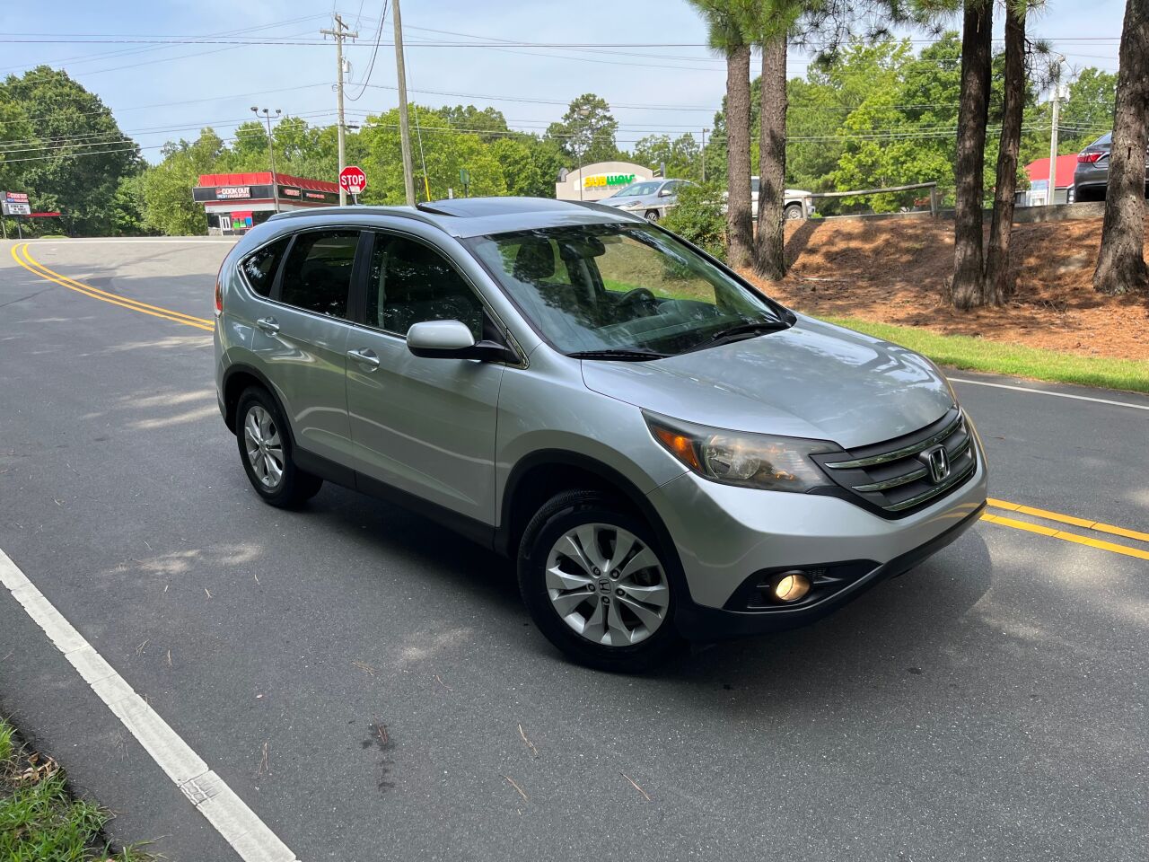 Preowned 2014 HONDA CR-V EX-L FWD for sale by The Auto Finders Car Dealership of Durham in Durham, NC