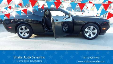 2015 Dodge Challenger for sale at Shaks Auto Sales Inc in Fort Worth TX