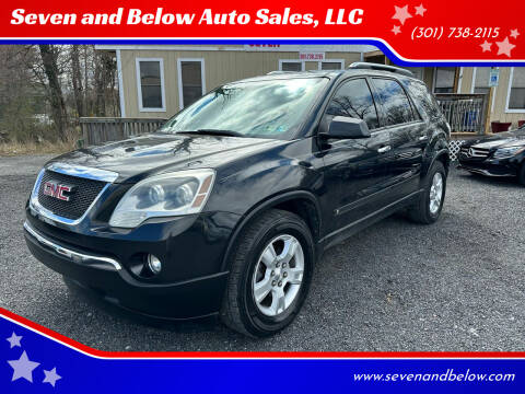 2009 GMC Acadia for sale at Seven and Below Auto Sales, LLC in Rockville MD