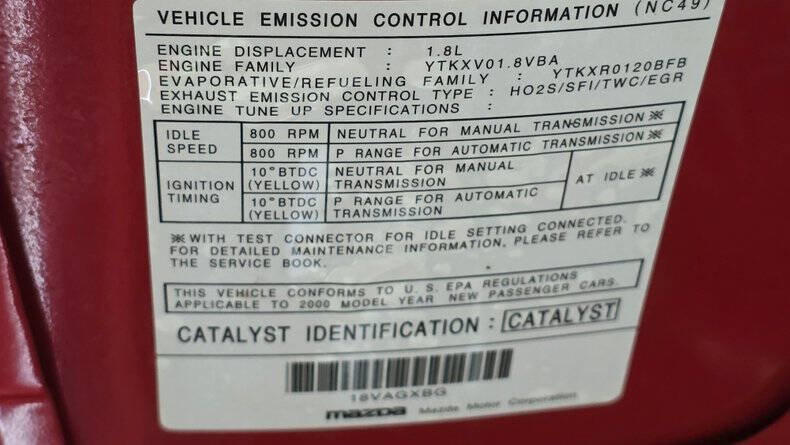 2000 Mazda MX-5 Miata