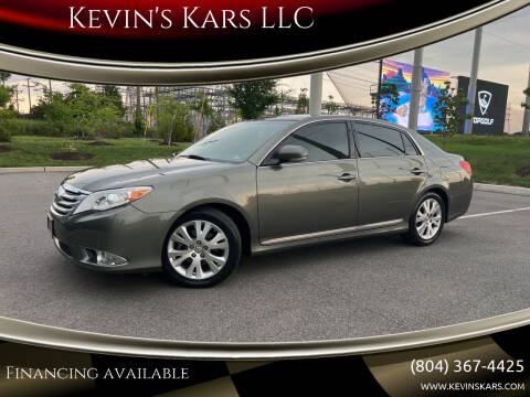 2011 Toyota Avalon for sale at Kevin's Kars LLC in Richmond VA