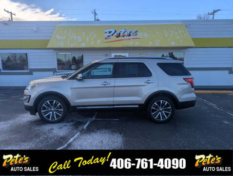 2017 Ford Explorer Platinum