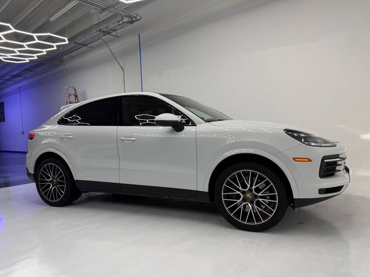 2020 Porsche Cayenne S Coupe AWD 4dr SUV - White exterior view 3