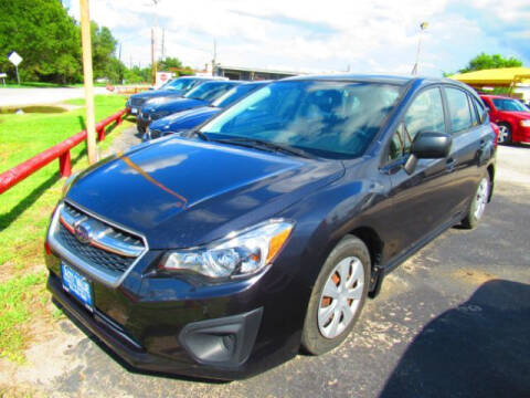 2013 Subaru Impreza for sale at AUTO VALUE FINANCE INC in Houston TX