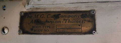1953 MG TD