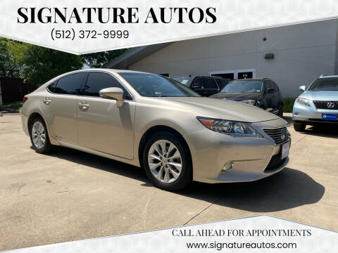 2013 Lexus ES 300h for sale at Signature Autos in Austin TX