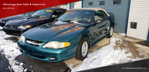 1997 Ford Mustang for sale at Advantage Auto Sales & Imports Inc in Loves Park IL