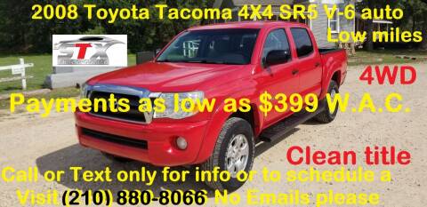 2008 Toyota Tacoma for sale at STX Auto Group in San Antonio TX