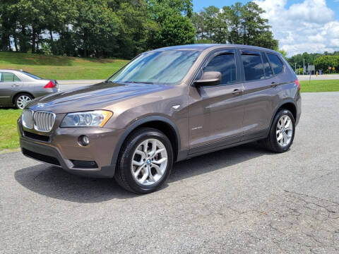 2012 BMW X3 for sale at JR's Auto Sales Inc. in Shelby NC