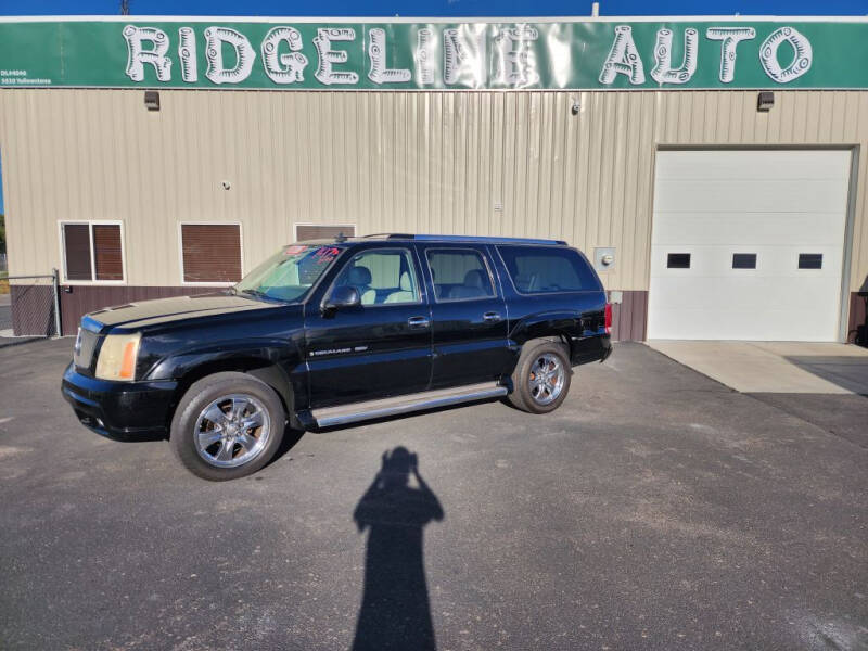 2006 Cadillac Escalade ESV for sale at RIDGELINE AUTO in Chubbuck ID