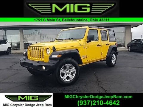 2021 Jeep Wrangler Unlimited for sale at MIG Chrysler Dodge Jeep Ram in Bellefontaine OH