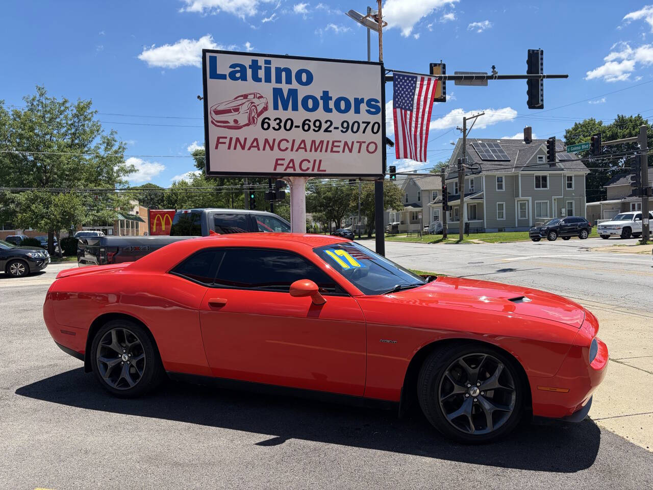 Orange 2017 Dodge Challenger R/T Plus R/T Plus 2dr Coupe 2