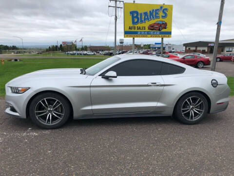 2016 Ford Mustang for sale at Blake's Auto Sales LLC in Rice Lake WI