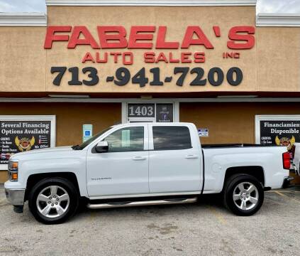 2014 Chevrolet Silverado 1500 for sale at Fabela's Auto Sales Inc. in South Houston TX