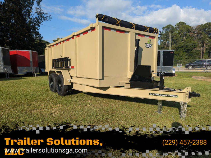 2025 7x16 Tandem Axle 7x16 Dump Trailer for sale at Trailer Solutions, LLC in Fitzgerald GA