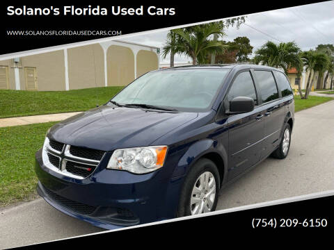 2017 Dodge Grand Caravan for sale at SOLANOS & SANCHEZ AUTO SALES C in Hollywood FL