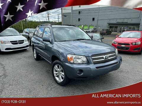 2006 Toyota Highlander Hybrid for sale at All American Imports in Alexandria VA