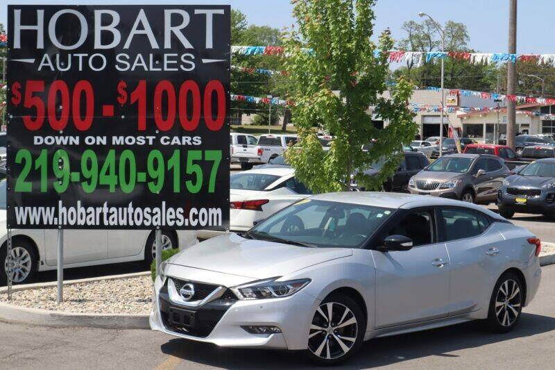 2017 Nissan Maxima for sale at Hobart Auto Sales in Hobart IN