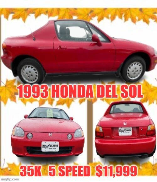1993 Honda Civic del Sol S
