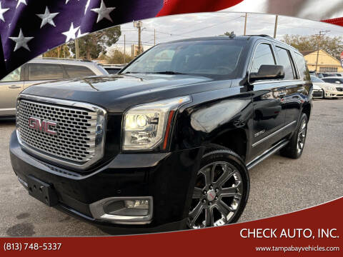 2015 GMC Yukon for sale at CHECK AUTO, INC. in Tampa FL