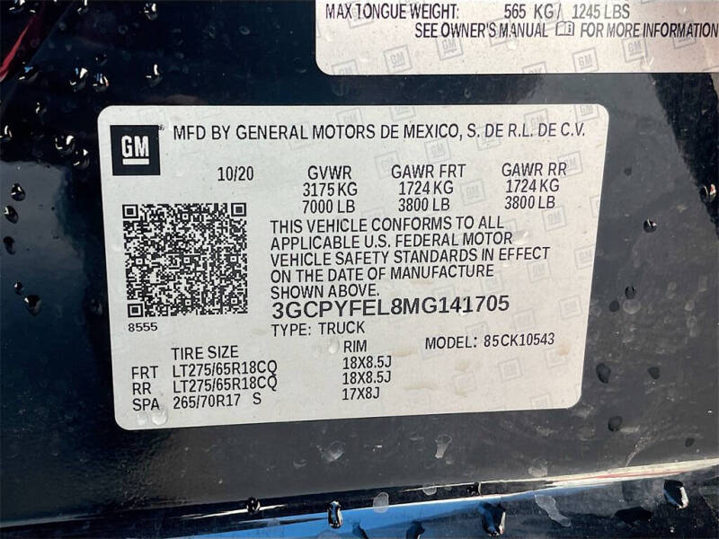 2021 Chevrolet Silverado 1500