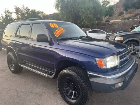 2000 Toyota 4Runner for sale at 1 NATION AUTO GROUP in Vista CA