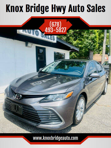 2021 Toyota Camry for sale at Knox Bridge Hwy Auto Sales in Canton GA