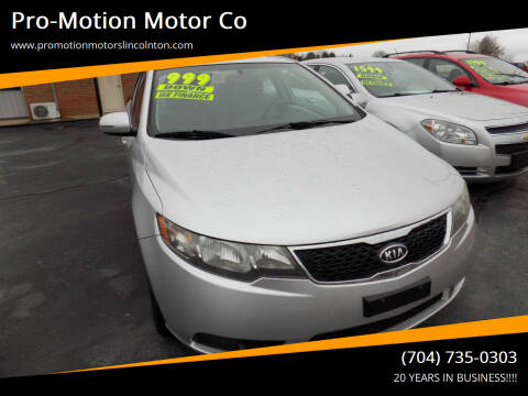 2011 Kia Forte for sale at Pro-Motion Motor Co in Lincolnton NC