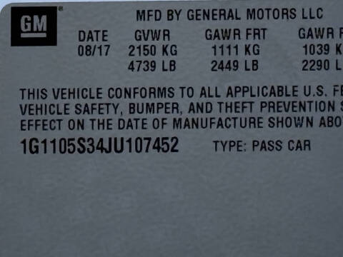 2018 Chevrolet Impala LT