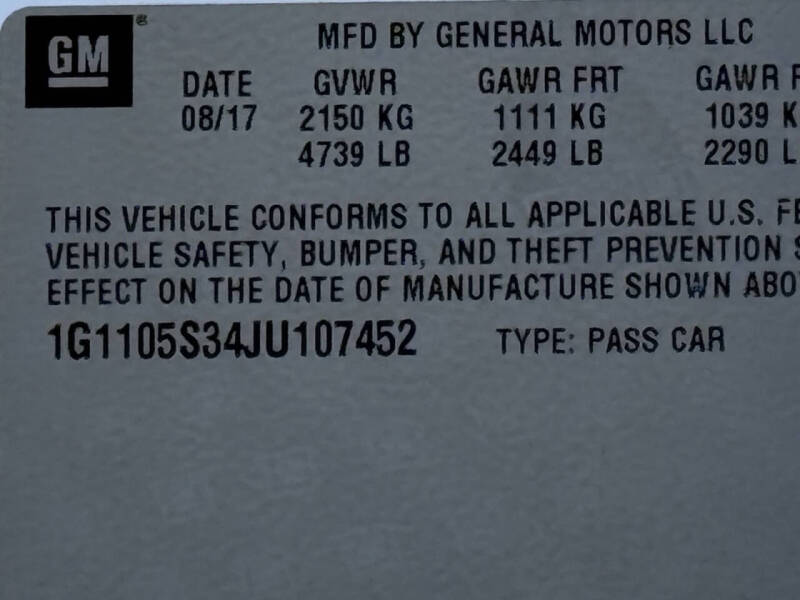 2018 Chevrolet Impala LT