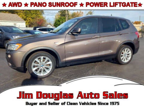 2014 BMW X3 for sale at Jim Douglas Auto Sales in Pontiac MI