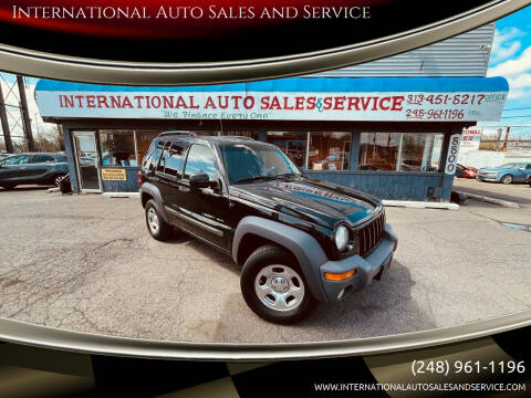 2003 Jeep Liberty for sale at International Auto Sales and Service in Detroit MI