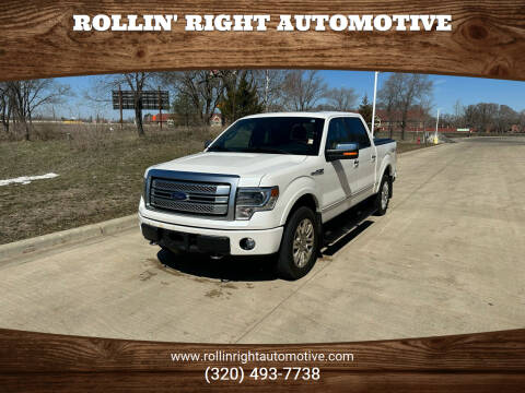 2013 Ford F-150 for sale at Rollin' Right Automotive in Saint Cloud MN