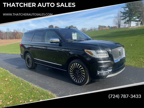 2018 Lincoln Navigator for sale at THATCHER AUTO SALES in Export PA