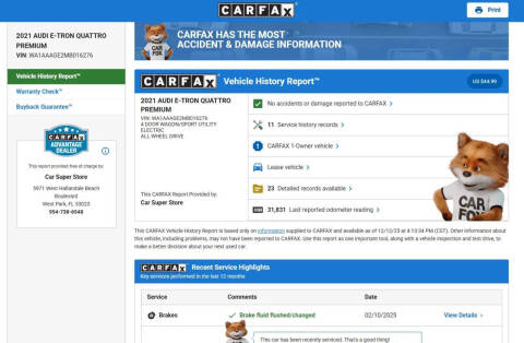 2021 Audi e-tron quattro Premium