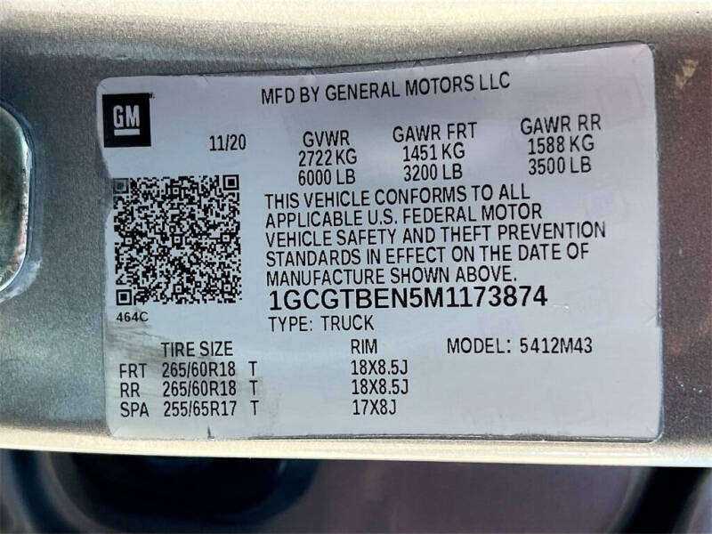 2021 Chevrolet Colorado